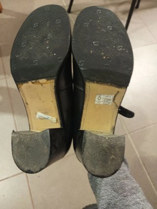 Zapatos de piel negros