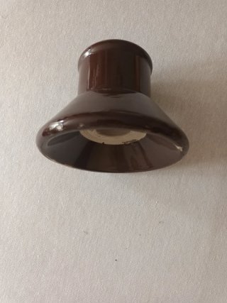 Aislador porcelana antiguo