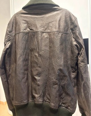 Chaqueta bomber XDYE de piel Talla L