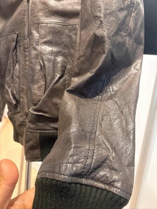 Chaqueta bomber XDYE de piel Talla L
