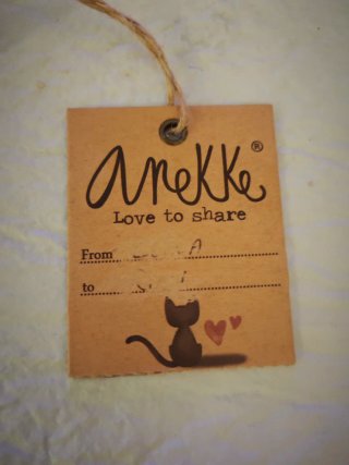 Bolso de mano Anekke beige y gris
