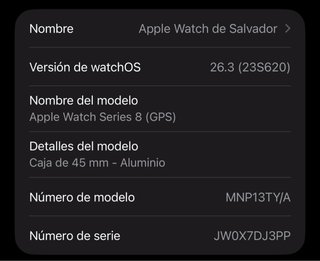 Apple Watch Negro Espacial