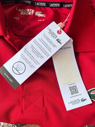 Polo Lacoste sport Pique y Malla