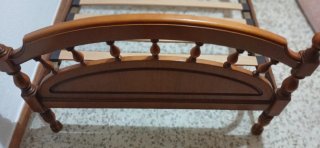 CAMA DE MADERA DE 90 COMPLETA + COLCHON
