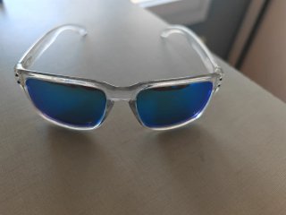 Gafas Oakley Azules Patilla Blanca Holbrook