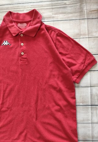 Polo Manga Corta Kappa Rojo Talla L