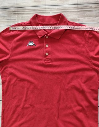 Polo Manga Corta Kappa Rojo Talla L