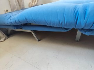 Sofá cama 140x190 azul