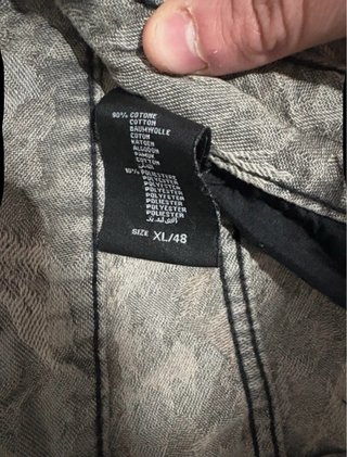 Completo jeans uomo camouflage