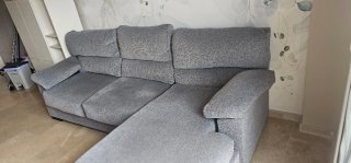 Sofá Chaiselong Gris Oscuro
