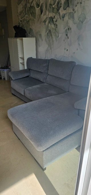 Sofá Chaiselong Gris Oscuro