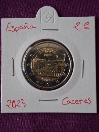 Moneda 2€ España Caceres 2023