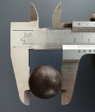 Sfere d'acciaio da 23 mm. Anni 40-50