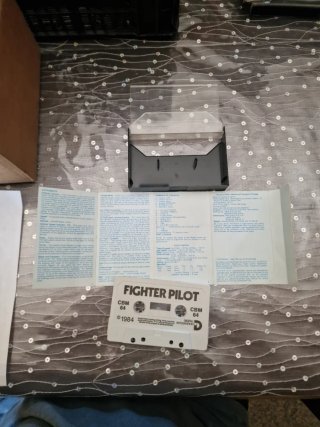 Fighter Pilot Commodore 64 Cassette