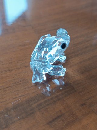 Figura Rana Swarovski Cristal