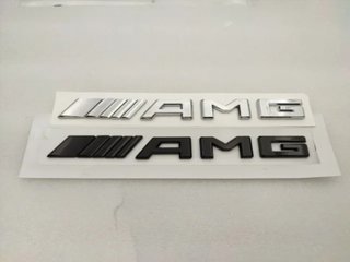 EMBLEMA PEGATINA AMG METAL 190x20MM