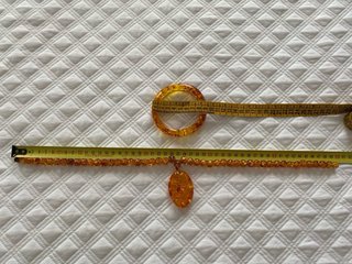 Conjunto Collar y Pulsera de Resina