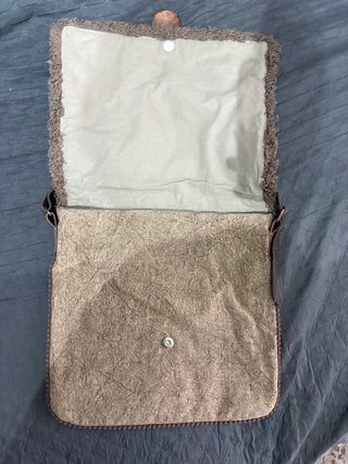 Bolso de hombro étnico con flecos