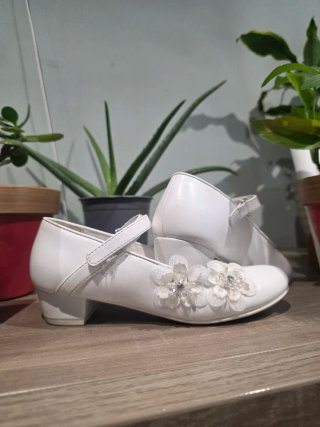 Zapatos comunión blancos niña talla 34