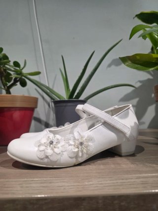 Zapatos comunión blancos niña talla 34
