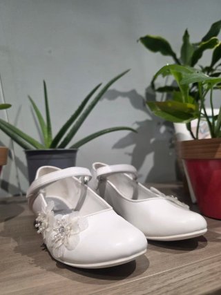 Zapatos comunión blancos niña talla 34