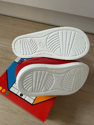 Zapatillas Javer velcro rojas T. 25