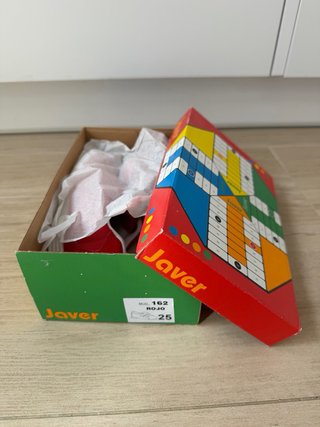 Zapatillas Javer velcro rojas T. 25