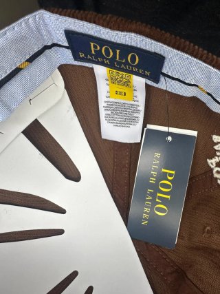 Polo Ralph Lauren Brown Corduroy Cap – Classic Log