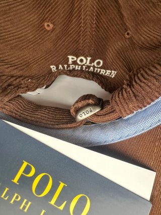 Polo Ralph Lauren Brown Corduroy Cap – Classic Log