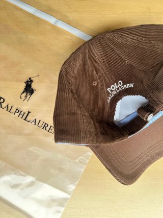 Polo Ralph Lauren Brown Corduroy Cap – Classic Log