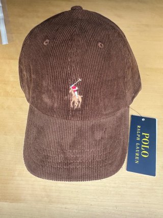 Polo Ralph Lauren Brown Corduroy Cap – Classic Log