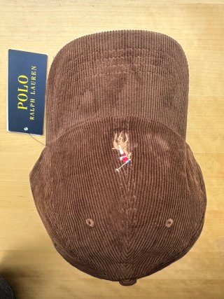 Polo Ralph Lauren Brown Corduroy Cap – Classic Log