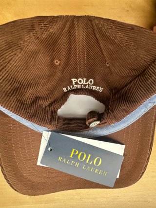 Polo Ralph Lauren Brown Corduroy Cap – Classic Log
