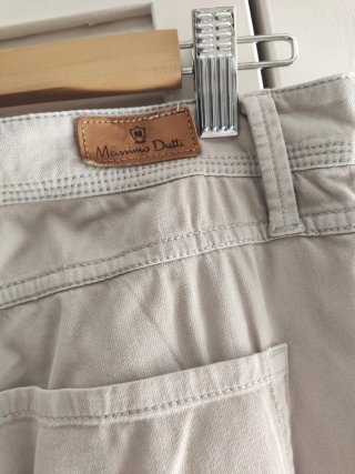 Pantalón Massimo Dutti Beige Talla 42