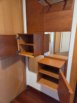 Mueble recibidor cerezo natural