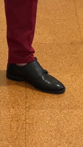 Zapatos hombre doble hebilla negros
