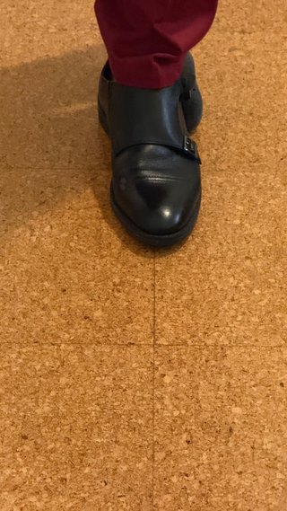 Zapatos hombre doble hebilla negros