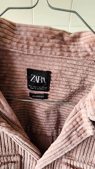 Camiseta Zara manga larga talla S rosa
