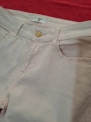Blusa bordada ,punto de cruz + pantalón