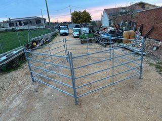 Cancillas para ganado metálicas