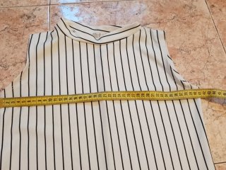 Conjunto Top Rayas Negras y Blancas