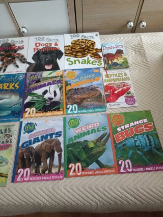 Lote de 15 libros de animales en inglés