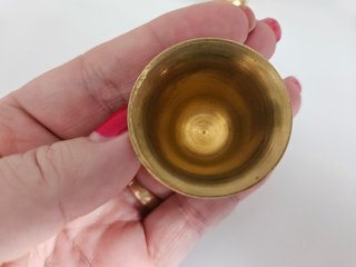 Mini Almireces de Bronce/Latón con Relieves