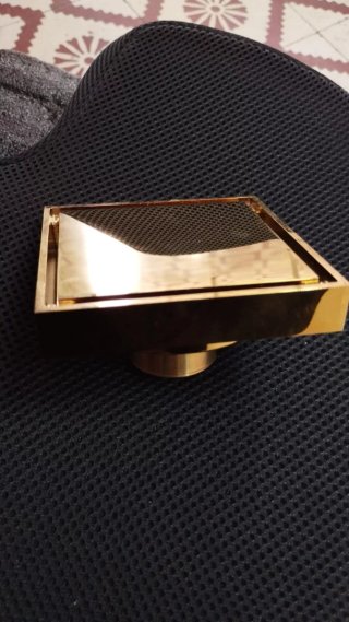 Desagüe Ducha Dorado 4 Pulgadas