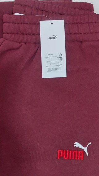 Pantalón chándal Puma hombre granate
