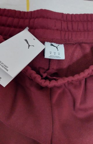 Pantalón chándal Puma hombre granate