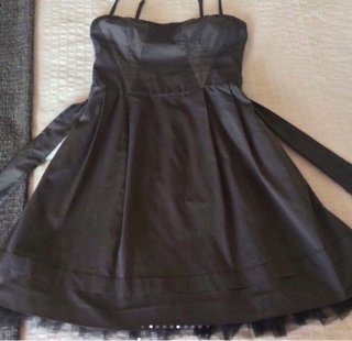 Vestido Mango Negro y Gris Talla M/nuevo