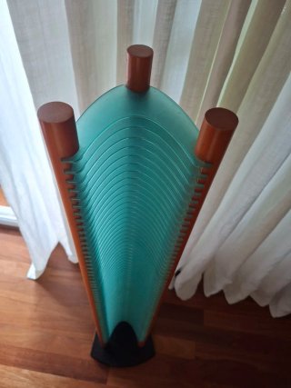 Torre CD Madera y Plástico Verde 62 uds no envíos