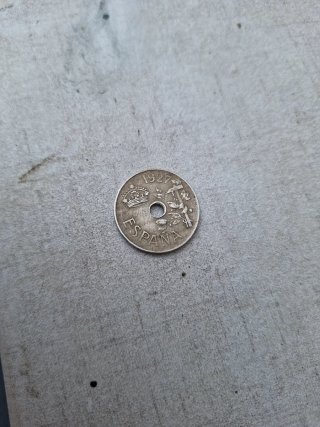 Moneda 25 céntimos España 1927