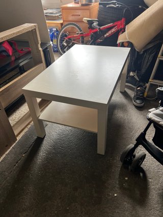 Mesa de centro blanca IKEA